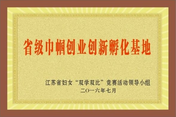 省級中幗創(chuàng)業(yè)創(chuàng)新孵化基地